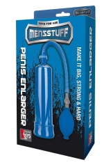 Синяя вакуумная помпа MENZSTUFF PENIS ENLARGER