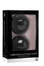 Чёрные вакуумные присоски с вибрацией Vibrating Suction Cup