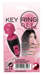 Мини-вибратор Key Ring Vibe в виде брелка - 6,5 см.